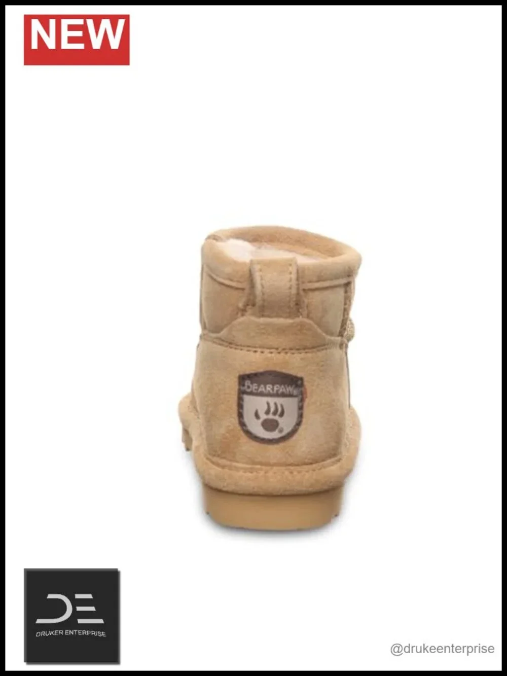 Bearpaw Kids Mid-Calf Boots with Wool Lining - Cozy Winter Booties